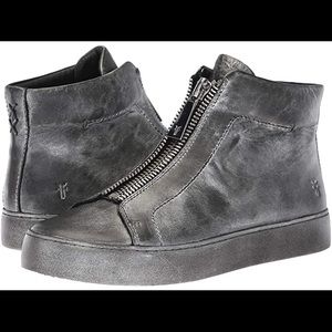 RARE Discontinued Frye Lena Zip High Sneaker